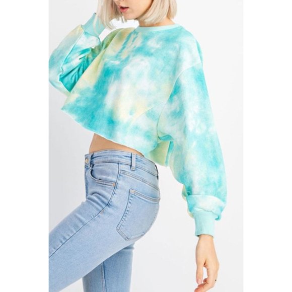le lis tie dye sweatshirt